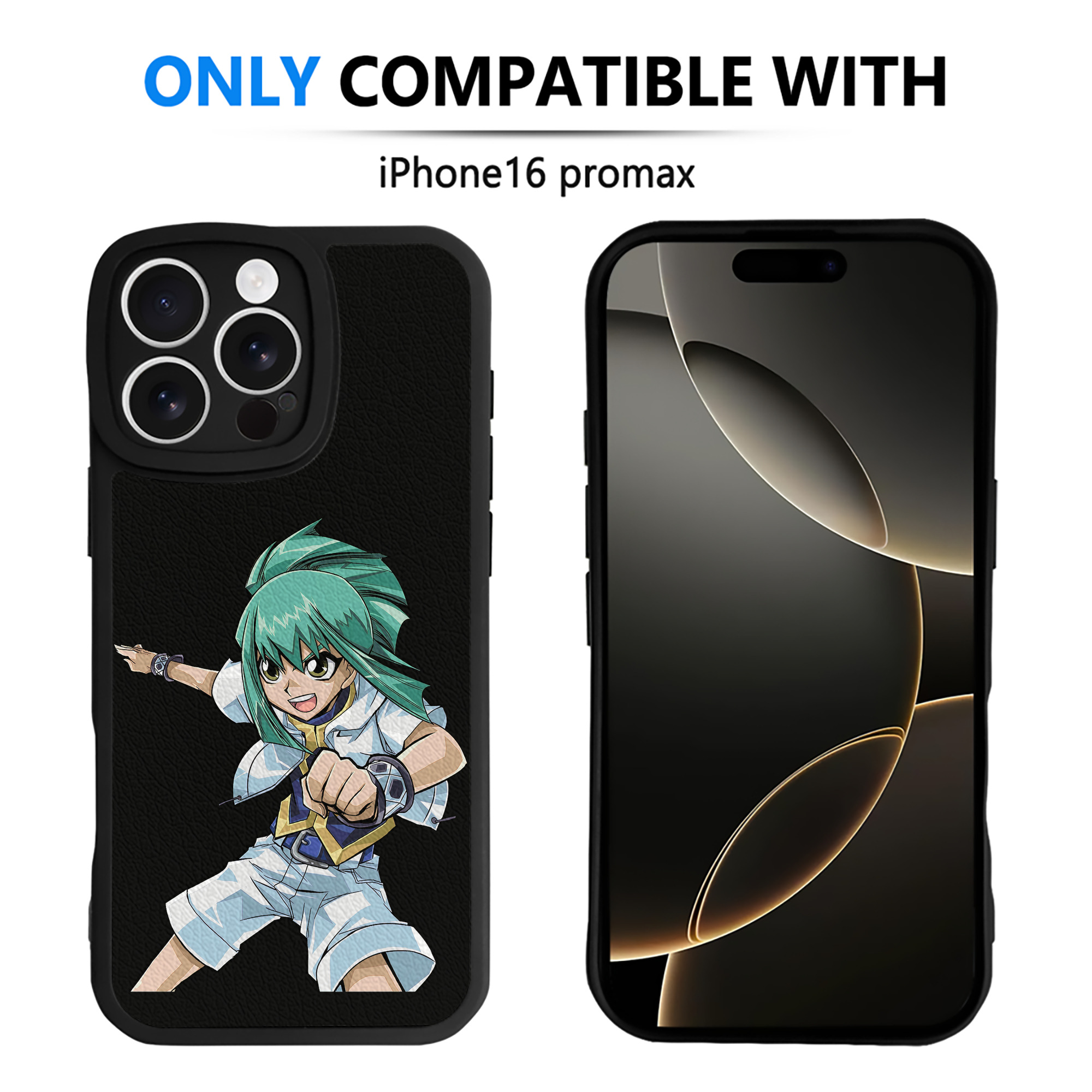 （画像用） 遊☆戯☆王 Yu-Gi-Oh! 【iPhone 16シリーズ対応】シリコンスマホケース（レザー調） 材質：シリコン